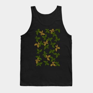 green flora patterns Tank Top